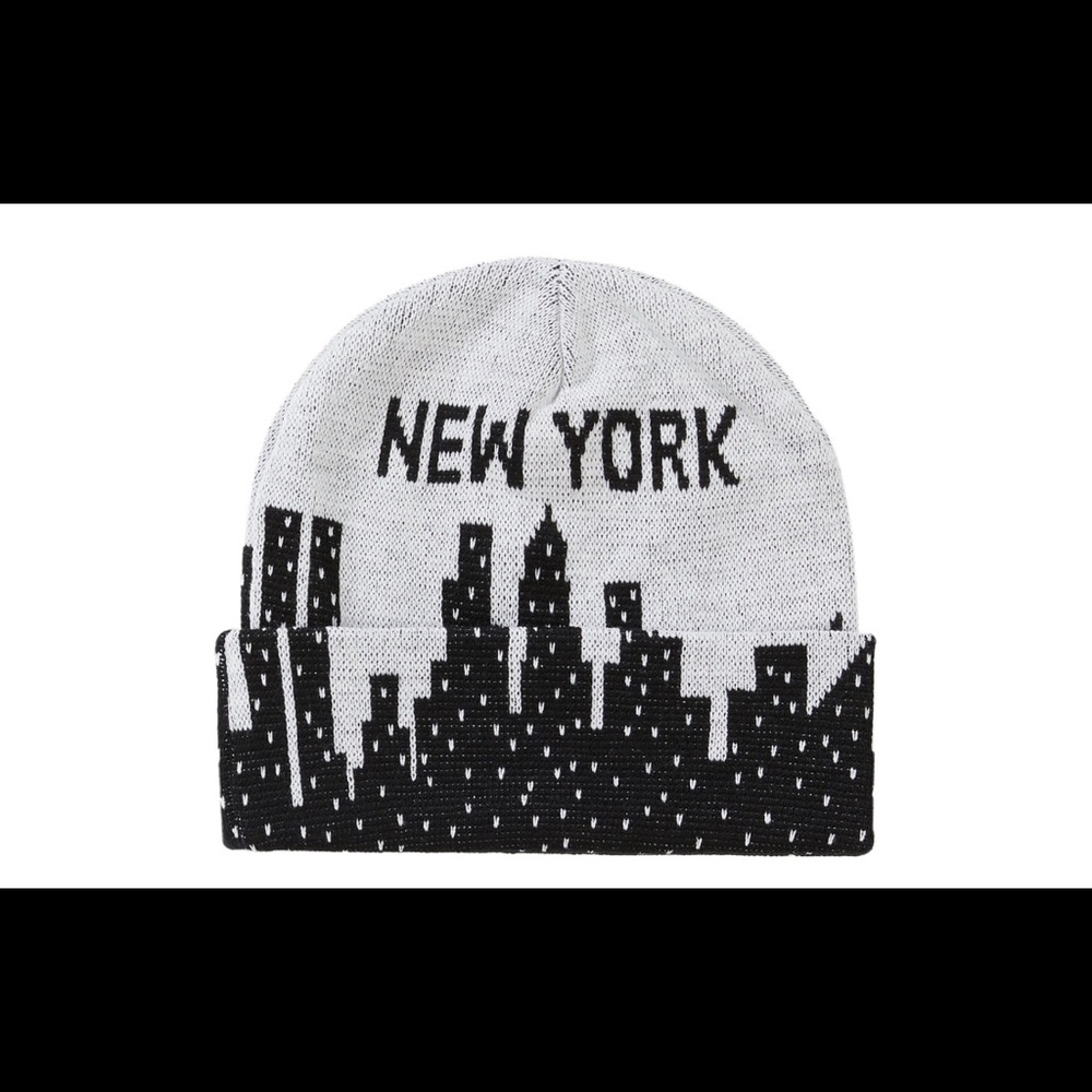 Supreme (SS20) white New York beanie